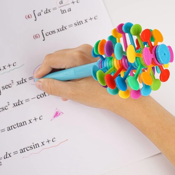 PICK ONE FIDGET Multicolor Relaxation Calming Ballpoint Pen NEW - Picture 4 of 5